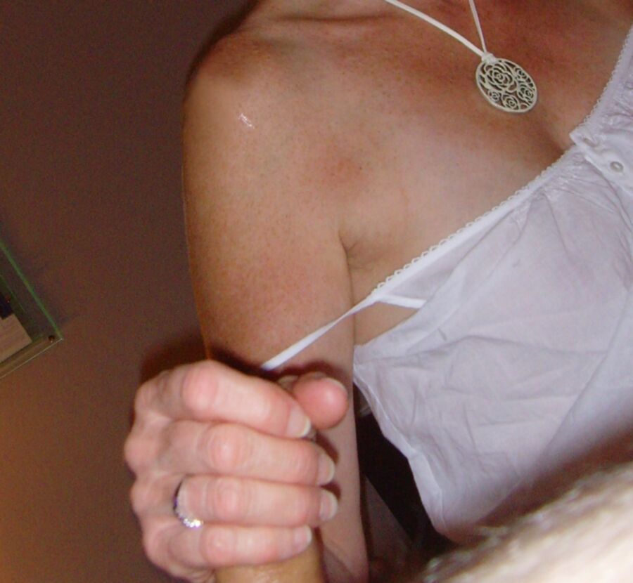 MY MILF ( now a GILF) gives me a HAND (WANK) JOB in HOTELS 16 of 38 pics