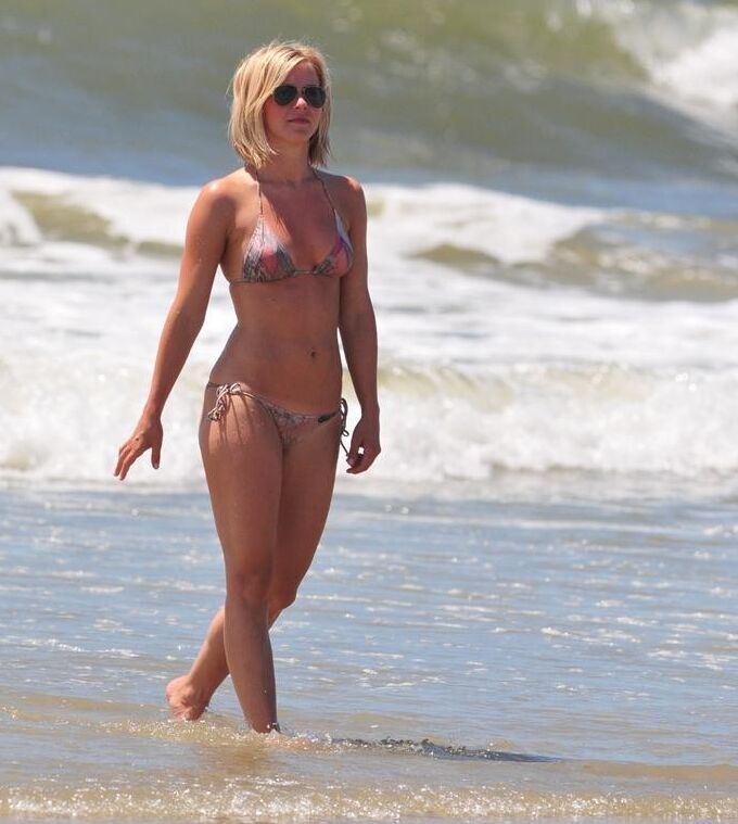 Julianne Hough in Bikini on Beach in Oak Island 6 of 8 pics