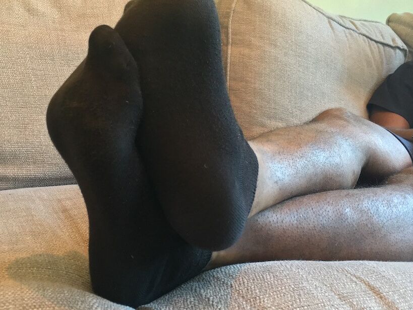 Black Trainer Socks 8 of 10 pics