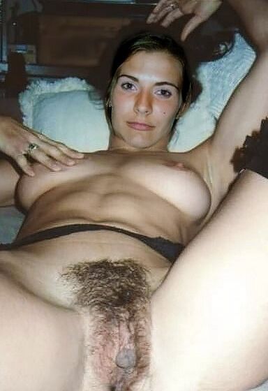 spreading hairy mature 18 of 24 pics