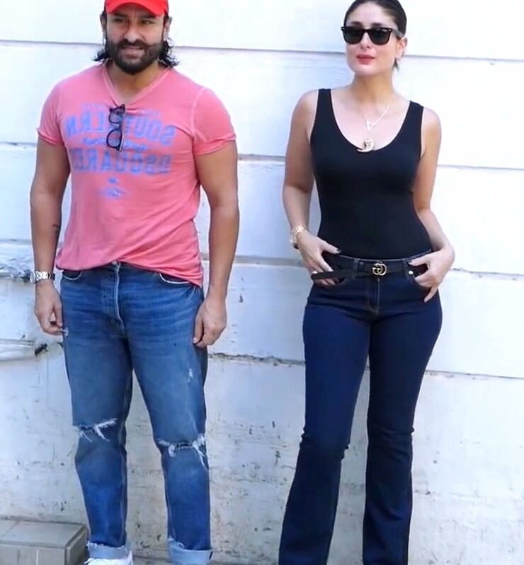 Kareena Kapoor Look Gorgeous in a Black Ganji and Denim Jeans 23 of 28 pics