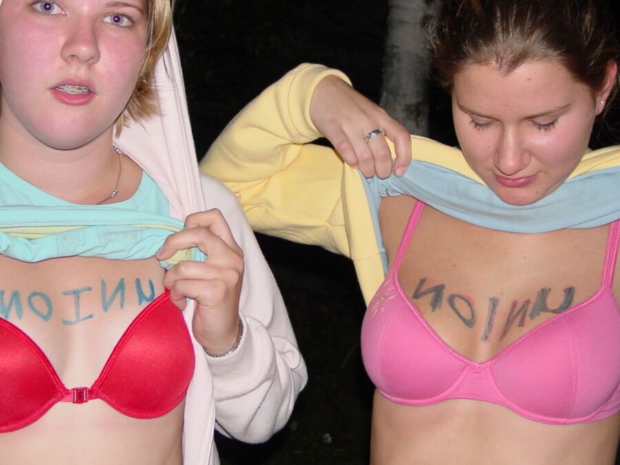 Hannah slutty former friend of mine in panties - and her sister! 8 of 56 pics