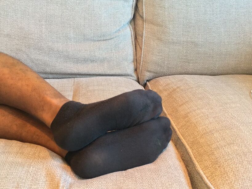 Black Trainer Socks 5 of 10 pics