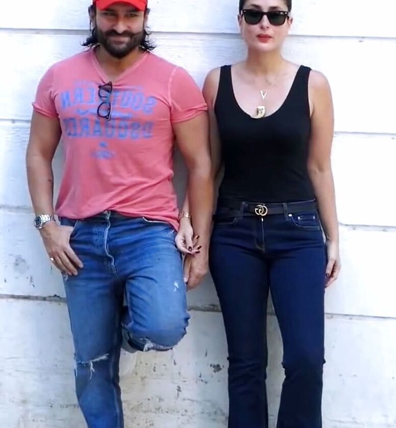 Kareena Kapoor Look Gorgeous in a Black Ganji and Denim Jeans 22 of 28 pics