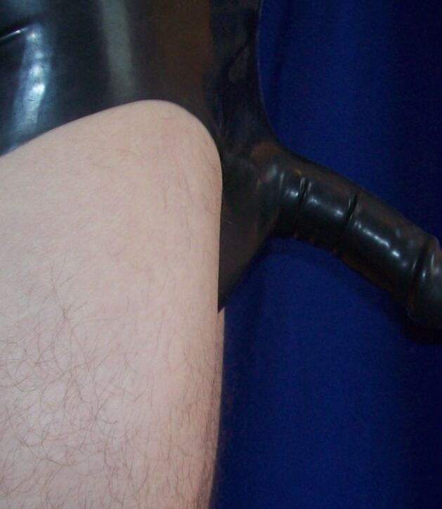 me in black rubber pants  15 of 17 pics