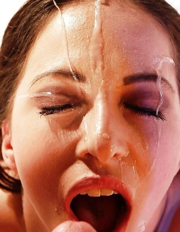 Big and Hot Cumshots on Beautiful Face  23 of 45 pics