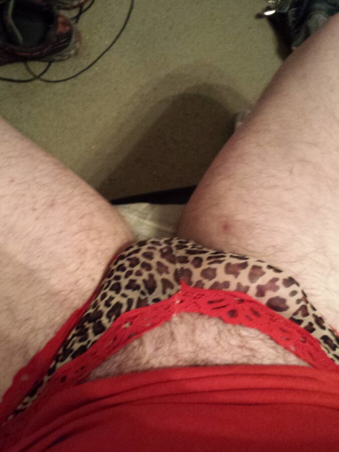 Red Leopard Panties 1 of 8 pics