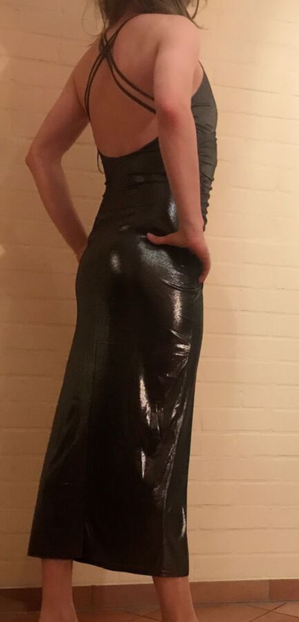 My shiny Crossdress outfits (leggings, skirt, dress) 11 of 11 pics