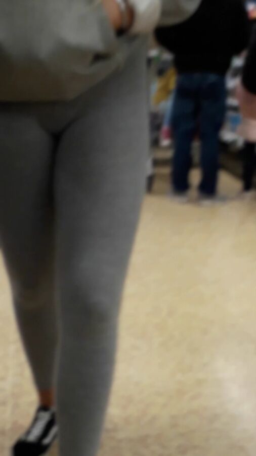 Young Cocktease in tight grey leggings,amazing firm arse 12 of 13 pics