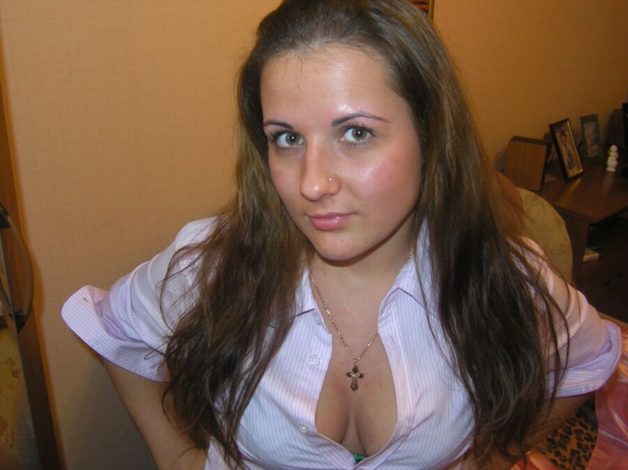 Cleavage.  Just a hint of what is there.. 10 of 24 pics