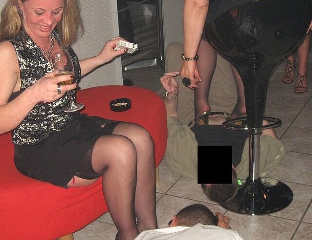 Shared mistress drunk first time