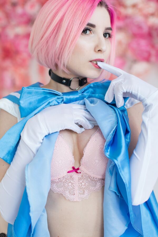 Suicide Girls - Jane Jame - Pink Dreams of Sailor Mercury 14 of 60 pics