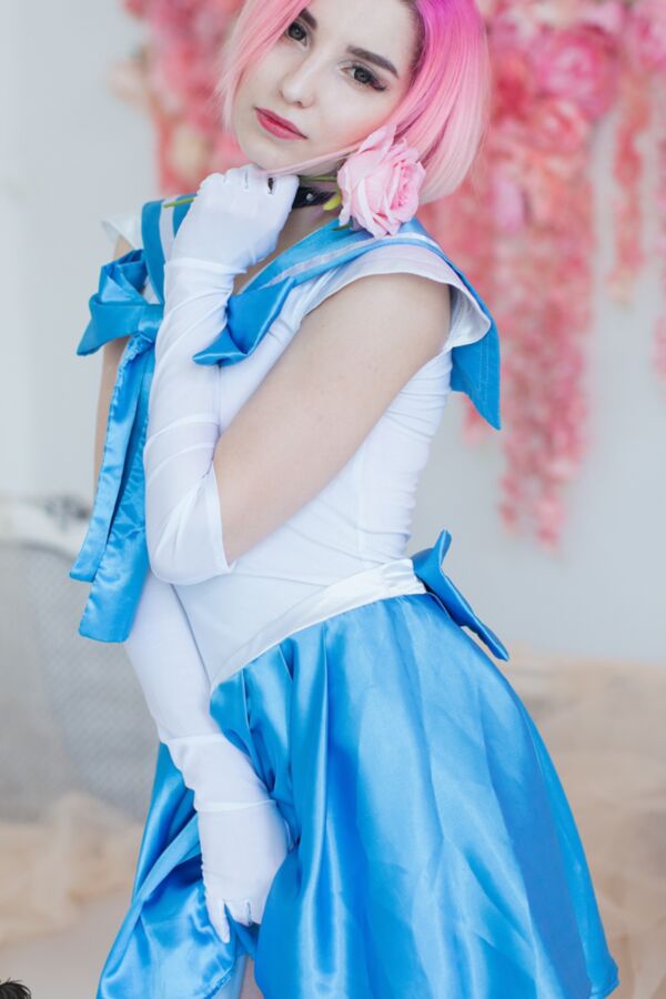 Suicide Girls - Jane Jame - Pink Dreams of Sailor Mercury 12 of 60 pics