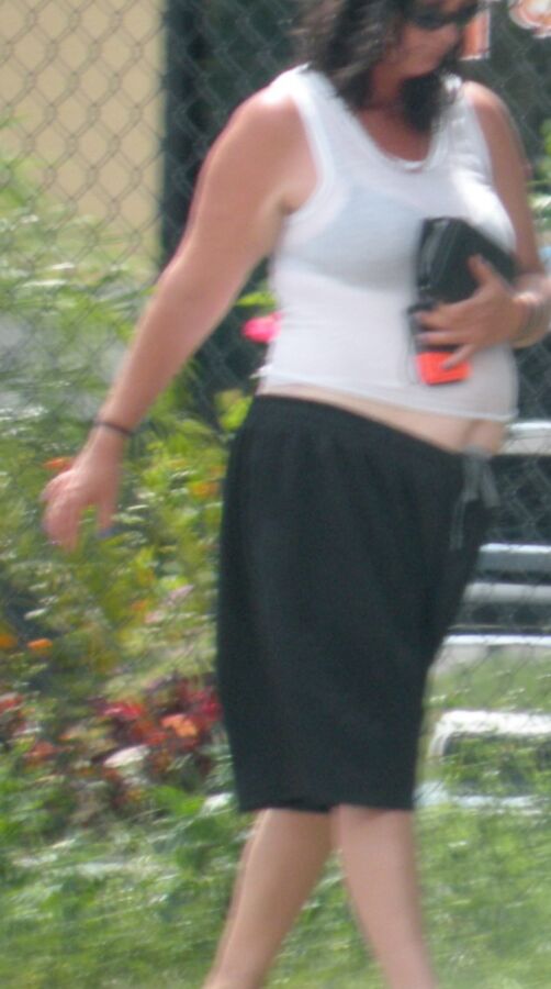 Chunky street girl with PEEK-A-BOO Belly nice thick bbw cutie 4 of 7 pics