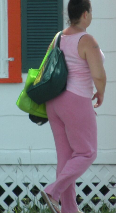Chunky older hooker in pink track suit BBW Brunette 13 of 13 pics