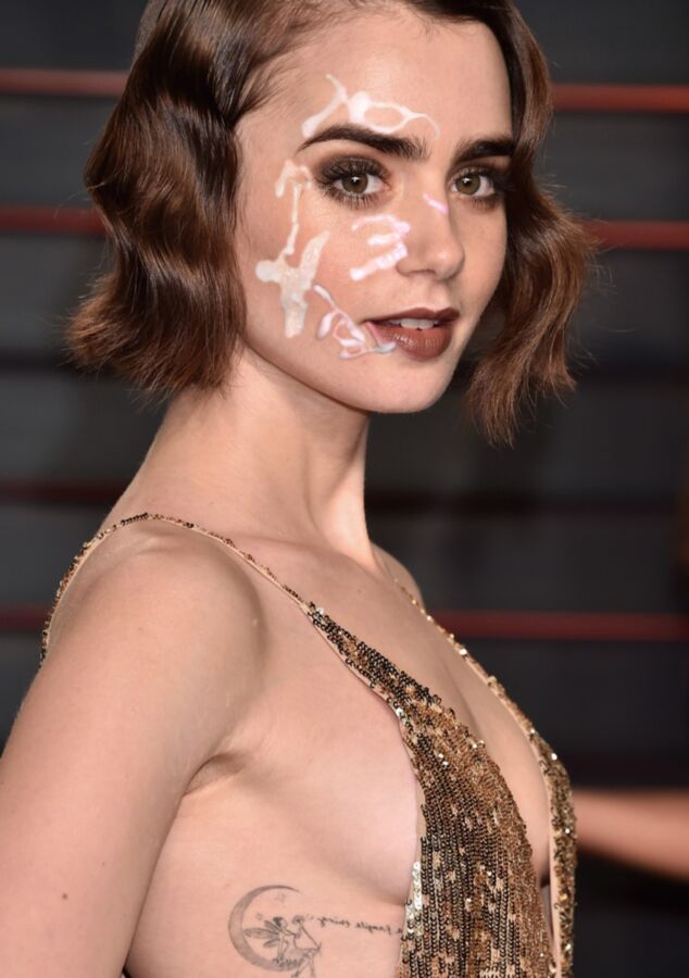 Lilly Collins Fakes 8 of 10 pics