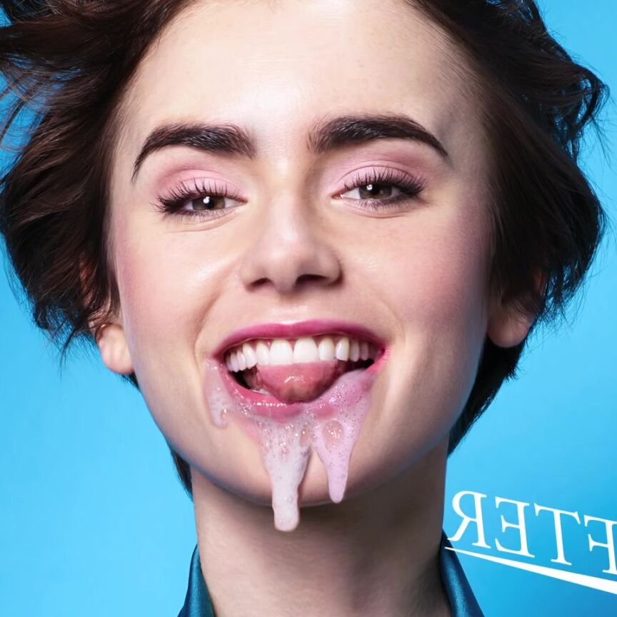 Lilly Collins Fakes 3 of 10 pics