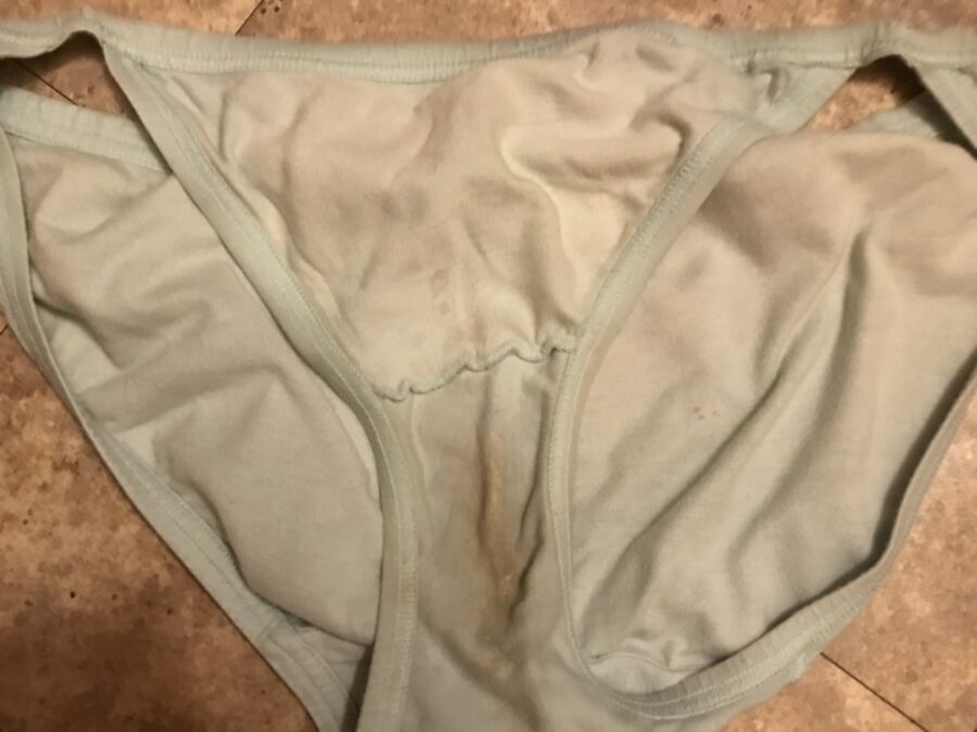 Smelly panties in female secretions on them 17 of 50 pics