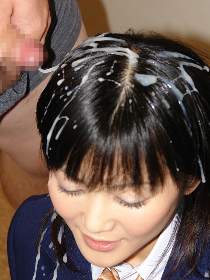 Bukkake Lolita - Cum on hair 19 of 66 pics