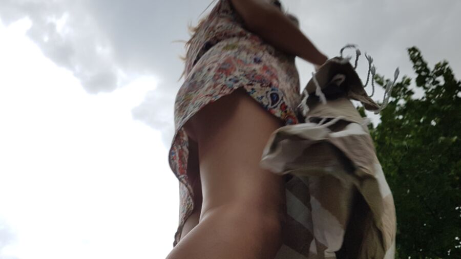 Spying one of my friend (upskirt) 15 of 20 pics