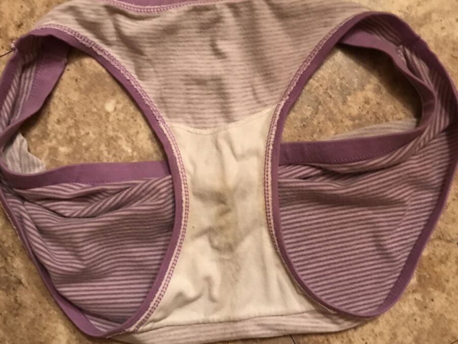 Smelly panties in female secretions on them 20 of 50 pics