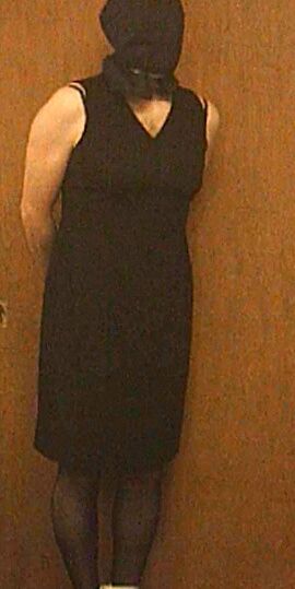 Hanged in a Black Dress 2 of 39 pics