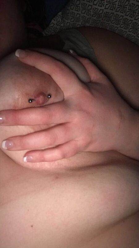 BBW Slut with Pierced Nipples 12 of 14 pics