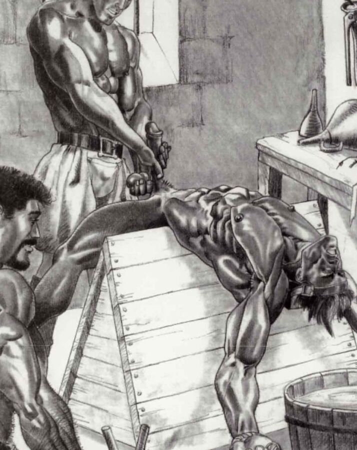 Cavelo art: gay bondage torture humiliation violence rape 10 of 48 pics