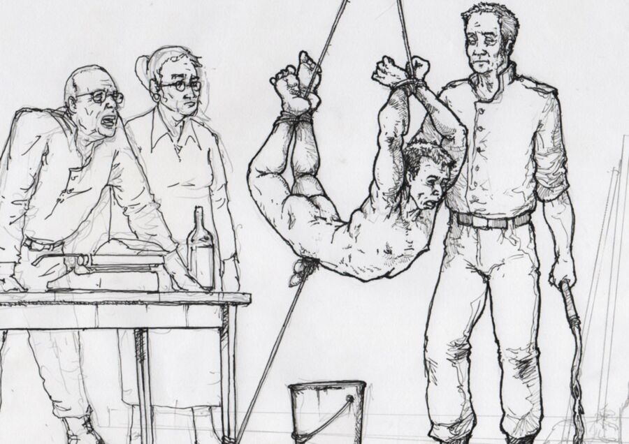 Pote Patrao art: Male gay bondage torture humiliation sadism 18 of 38 pics