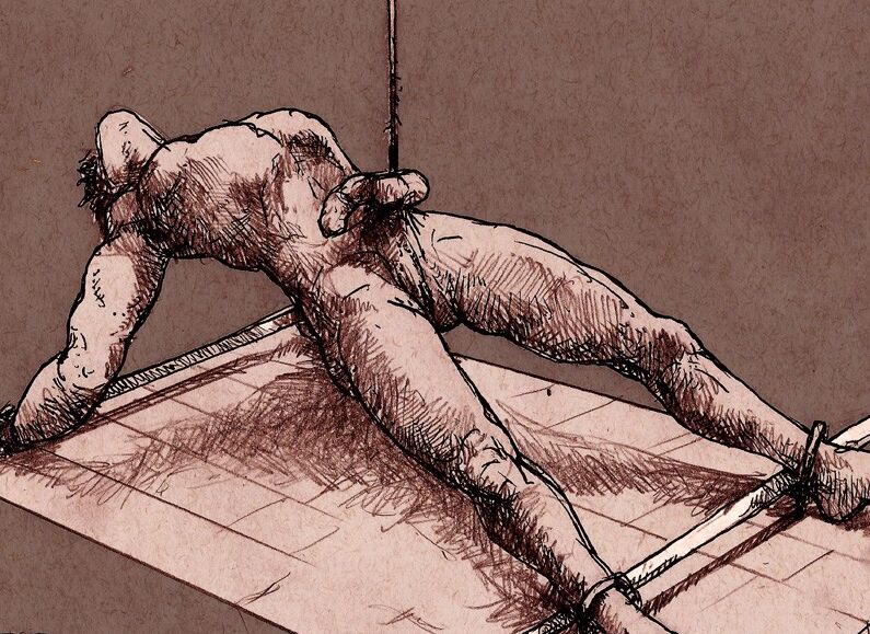 Pote Patrao art: Male gay bondage torture humiliation sadism 9 of 38 pics