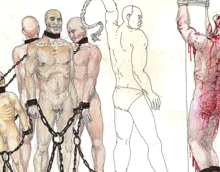 Pote Patrao art: Male gay bondage torture humiliation sadism 19 of 38 pics