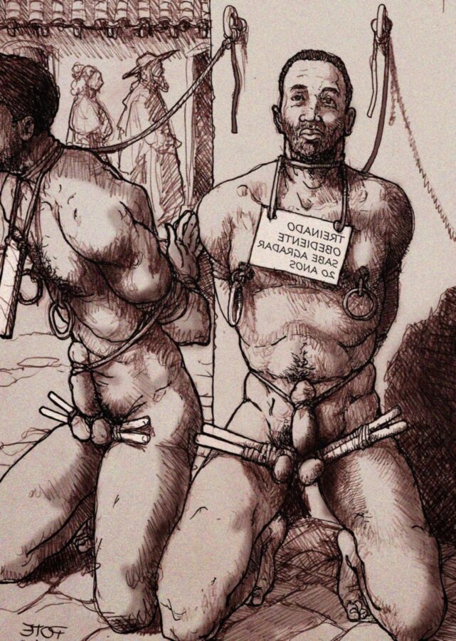 Pote Patrao art: Male gay bondage torture humiliation sadism 17 of 38 pics