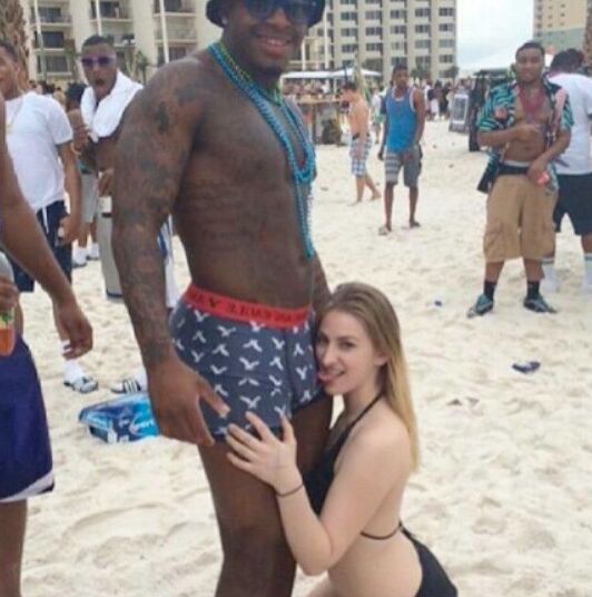 White Girls Choose Black Part II - At The Beach 11 of 72 pics