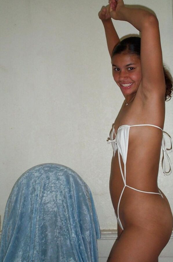 Very Tight Amateur Latina Posing In Micro Bikini 2 of 53 pics