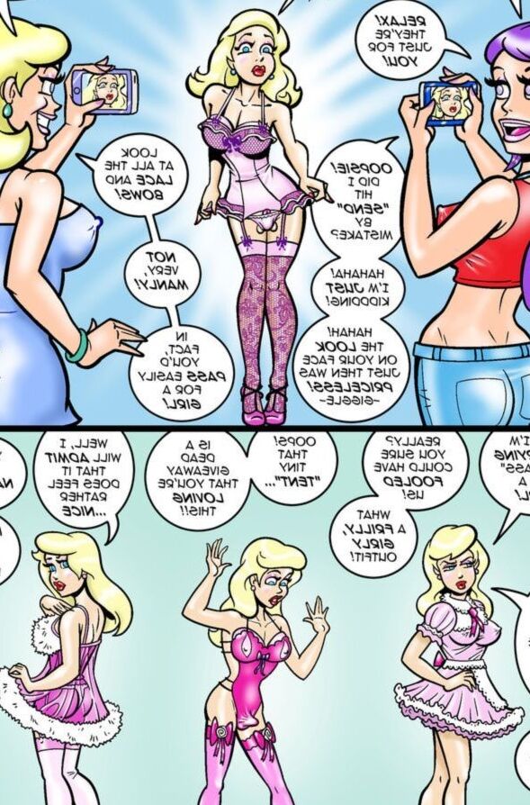 Sissy Neighbour Comic 9 of 15 pics