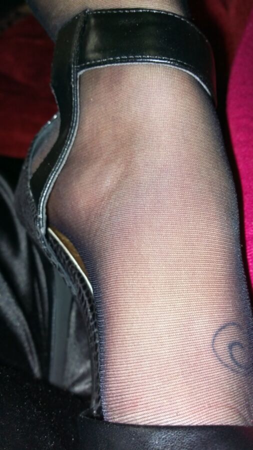 High heels pantyhose shoes 7 of 9 pics