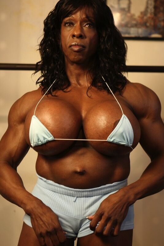 Ebony Female Bodybuilders - Yvette Bova - Big in the Gym 1 of 114 pics