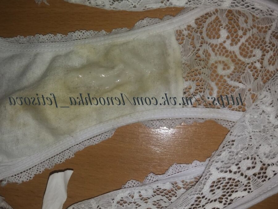 A selection of smelly dirty panties from Russia 16 of 50 pics