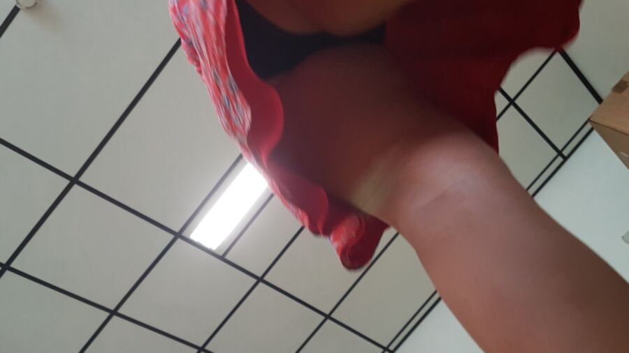 Some candid material I shot at work today (upskirt) 19 of 19 pics