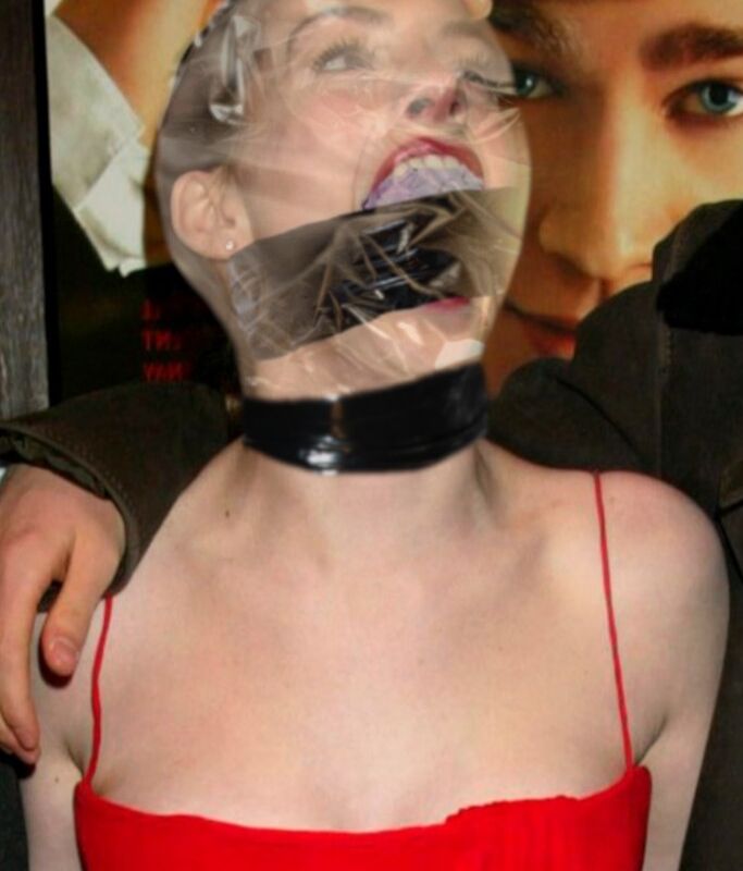 Breathplay and bagging: fakes and manips (Gagged At Once) 15 of 79 pics