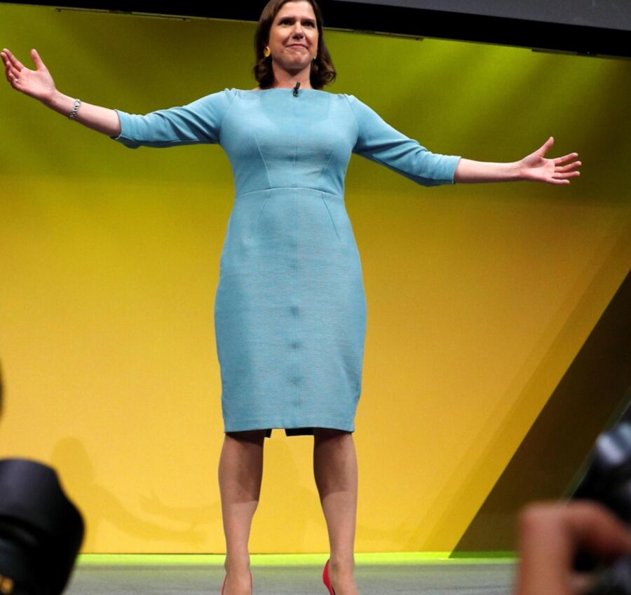 UK Liberal Socialist Political Cunt Jo Swinson in Tights 4 of 10 pics