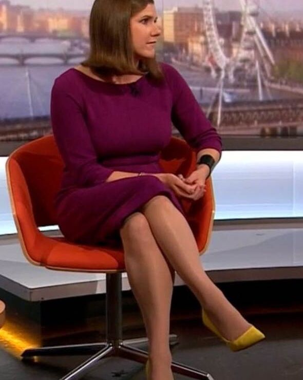 UK Liberal Socialist Political Cunt Jo Swinson in Tights 7 of 10 pics