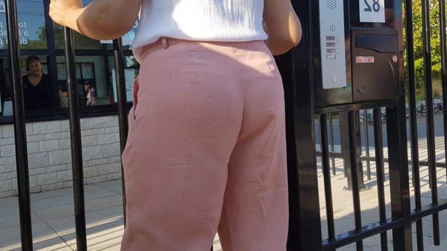 My Sexy Arab coworker and her huge butt VPL (candid) 4 of 12 pics