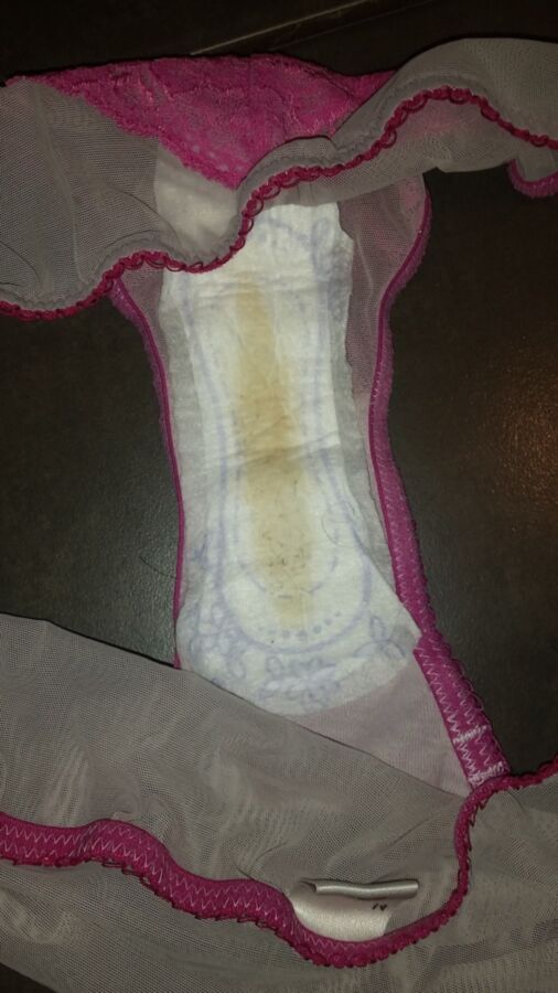 Another smelly selection of used panties 20 of 100 pics