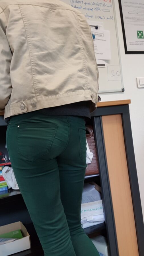 My sexy coworker panty peek and VPL (candid) 9 of 16 pics