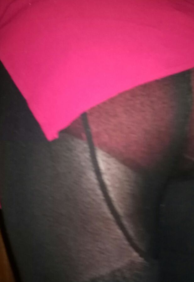 Her leggins and red panties 2 of 30 pics