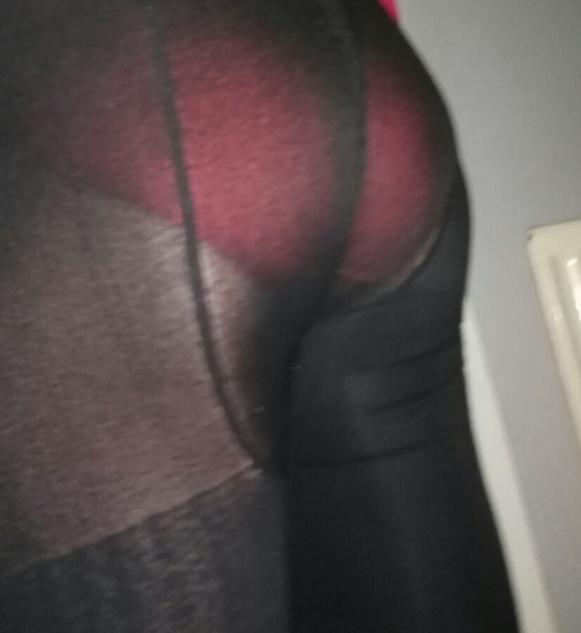 Her leggins and red panties 11 of 30 pics