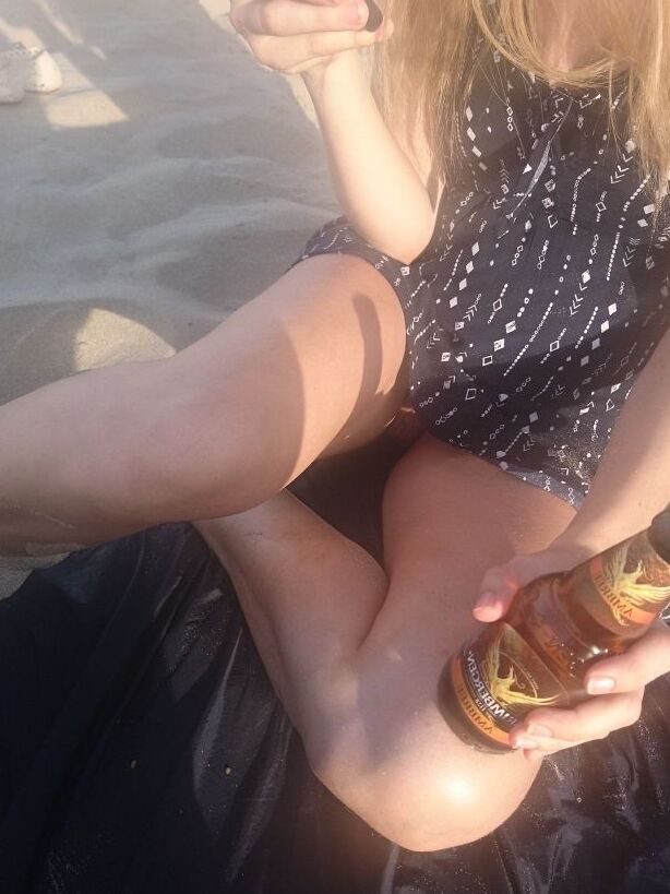 Hidden pics of hot girl caught pantieless at the beach 4 of 9 pics