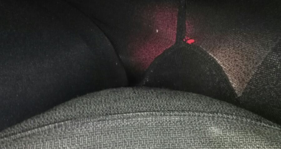 Her leggins and red panties 14 of 30 pics