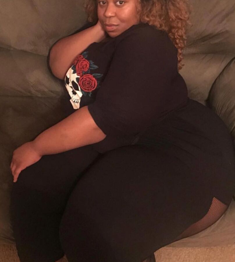 Fat black woman
